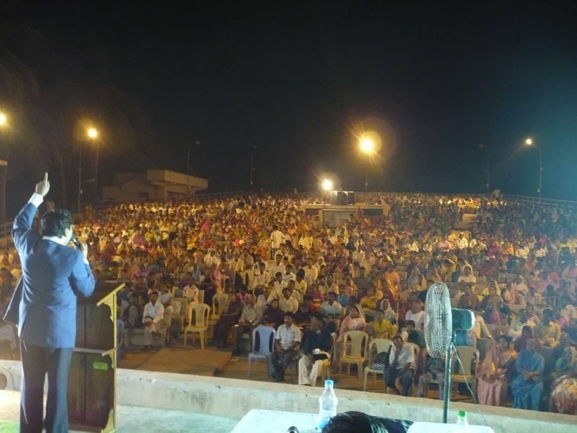 Gospel crusade gathering
